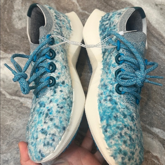 NEW Allbirds Merino Wool Dasher 2 Fluff Thrive Teal Runner Sneaker Sz 11 - Picture 9 of 12